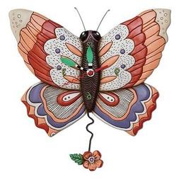 Allen Designs Free Flying Butterfly Pendulum Clock