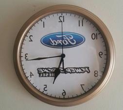 Ford Powerstroke 8 inch wall clock