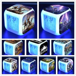 US Fortnite LED Night light Digital Alarm Clock Christmas Ki