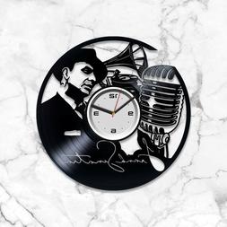Frank Sinatra Vinyl Wall Art Clock Gift For Music Lovers Xma