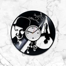 Frank Sinatra Vinyl Wall Art Modern Clock Gift For Girl Xmas