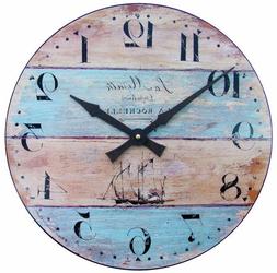Roger Lascelles French Nautical Mouette Wall Clock, 14.2-Inc