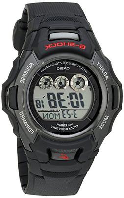 Casio Men's G-Shock GWM530A-1 Tough Solar Atomic Black Resin