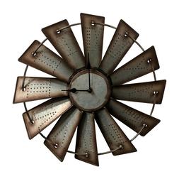 Gianna's Home Rustic Farmhouse Country Metal Windmill Wall C