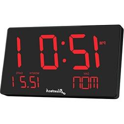 Giant Wall Clock 8x14 LED Digital Display Huge Extra Large S