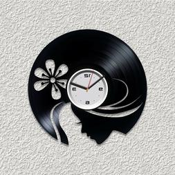 Girl Art Vinyl Wall Art Clock Bedroom Decor Xmas Gift Exclus