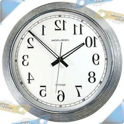 Timekeeper 16in Glv Mtl Wall Clk Sil