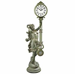 Design Toscano Goddess of Time Pendulum Clock