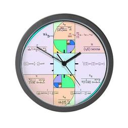 CafePress - Golden Ratio Math Clock - Unique Decorative 10" 