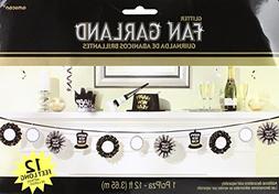 Amscan Grand New Year Party Fan Banner Garland Decoration , 