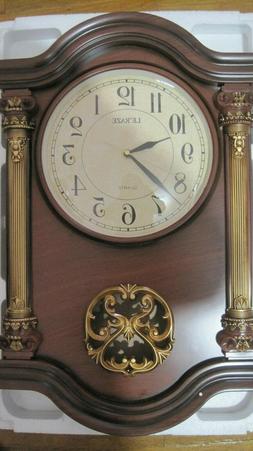 Le'raze 22 x 15 x 3-Inch Grandfather Wall Clock with Swingin