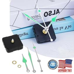 Green Luminous Quartz Wall Clock Spindle Movement Mechanism 