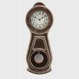Bulova C1518 Guilford Chiming Wall Clock, 19", Brown
