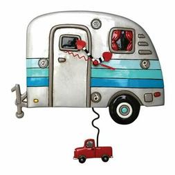 Happy Campers Pendulum Clock