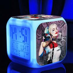 Harley Quinn SUICIDE SQUAD 7 Changing Colors LED Digital Ala
