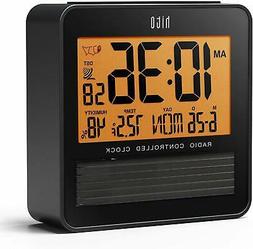 hito 3.7 Digital Battery Atomic Bedside Travel Alarm Clock S
