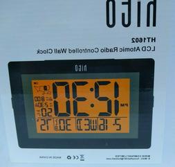 Hito 9.5" LCD Atomic Desk Alarm Digital Wall Travel Clock