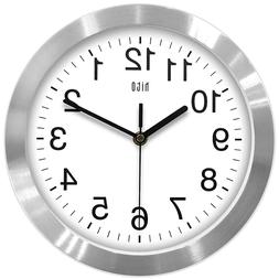 Wall Clock Home Office Decor Silent Non Ticking Quartz Batte