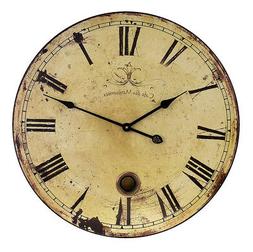 IMAX Home 2511 23" Large Wall Clock with Pendulum, N/A