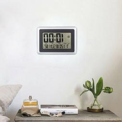 Home LCD Digital Large screen size Wall Clock Thermometer Ca