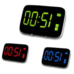 For Home Office Digital LED Alarm Clock Big Screen Snooze Po