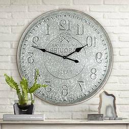 Hotel Fasqier Paris Glass Round Wall Clock
