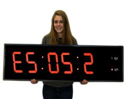Huge Industrial Cafeteria Gym Wall Clock/Timer 8"  Numbers A
