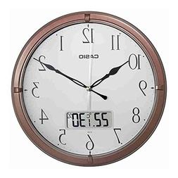 Casio Ic-02-5 Wall Clock with Day and Date Analog Digital Di