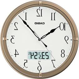 Casio Ic-02-9 Wall Clock with Day and Date Analog Digital Di