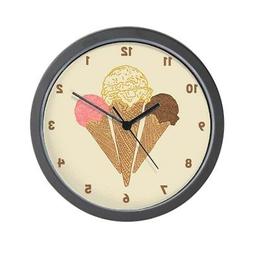 CafePress - Ice Cream Cone - Unique Decorative 10" Wall Cloc