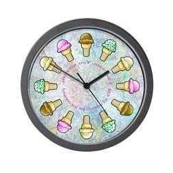 CafePress - Ice Cream - Unique Decorative 10" Wall Clock