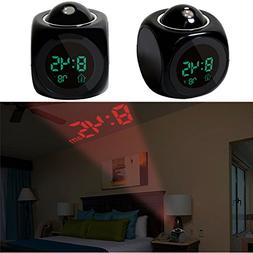 iMounTEK Alarm Clock LED Wall/Ceiling Projection LCD Digital