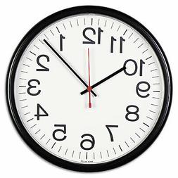UNIVERSAL Indoor/Outdoor Clock 13 1/2" Black 11381