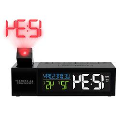 La Crosse Technology 616-1950-INT Pop-Up Bar Projection Alar