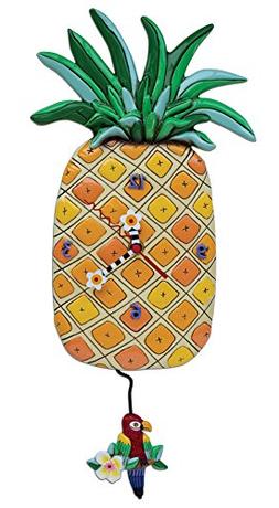 Allen Designs Island Time Pineapple Clock