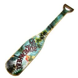Its 5 Oclock O'Clock Somewhere Wooden Boat Paddle Party Deco