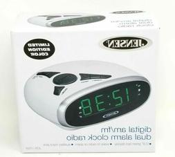 Jensen JCR-175W Digital AM/FM Clock Radio with Battery Backu