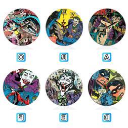 Joker Batman Robin Harley Quinn Wooden Wall Clock Home Decor