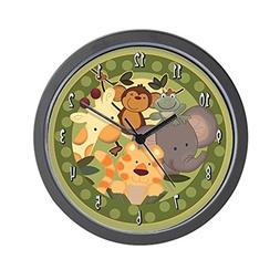 CafePress - Jungle Safari Animals - Unique Decorative 10" Wa