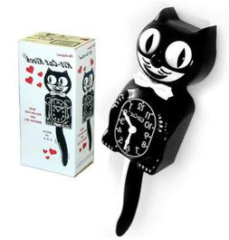 Kit-Cat Clock Black  Classic Original Vintage Clock 15-1/2" 