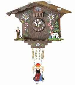 Trenkle Kuckulino Black Forest Clock Swiss House with quartz