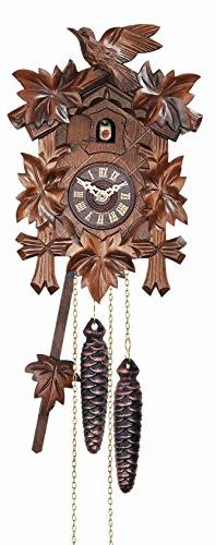 12 Melody Quartz Cuckoo Clock With Five Leaves And Bird