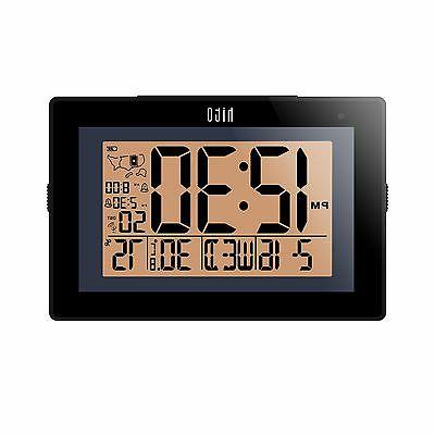 HITO Extra Large Atomic Radio Controlled Desk Wall Clock w/ 