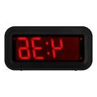 Kwanwa LED Digital Alarm Clock Battery Powered Only Small fo