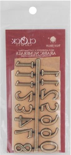 Clock Craft Arabic Numerals Gold - 0.625