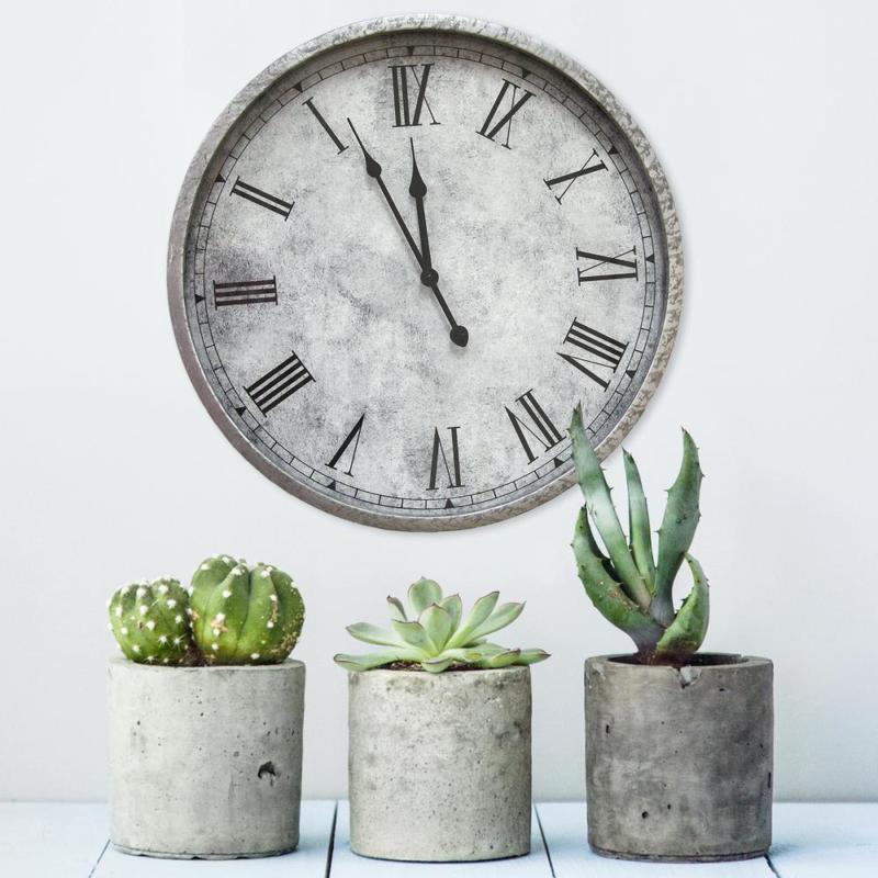 Gaston Gray Wall Clock