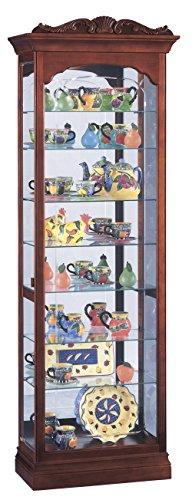 Howard Miller 680-342  Hastings Lighted Curio Cabinet - Wind