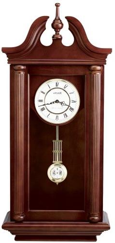 Bulova C4456 Manchester Wall Clock, Walnut Brown