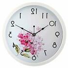 HITO Modern Colorful Floral Silent Non-ticking Wall Clock- 1