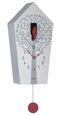 Modern quartz Cuckoo Clock AM W7286 NEW